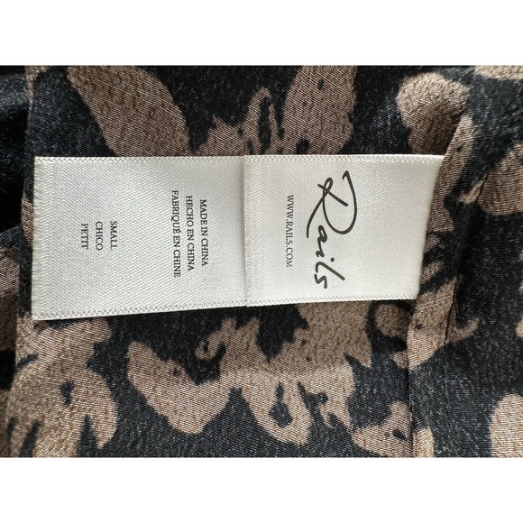 RAILS Fabian Dress Women's Small Long Sleeve Career Formal Cocktail Party Belt - Picture 6 of 12